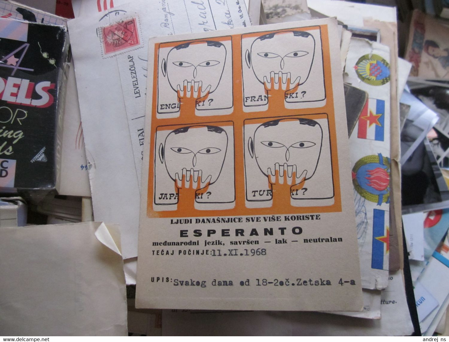 Esperanto Old Postcards - Esperanto