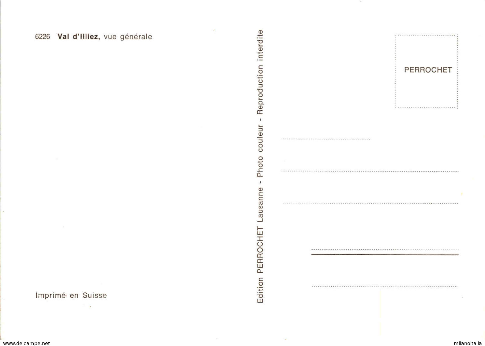 Val D'Illiez - Vue Generale (6226) - Val-d'Illiez 