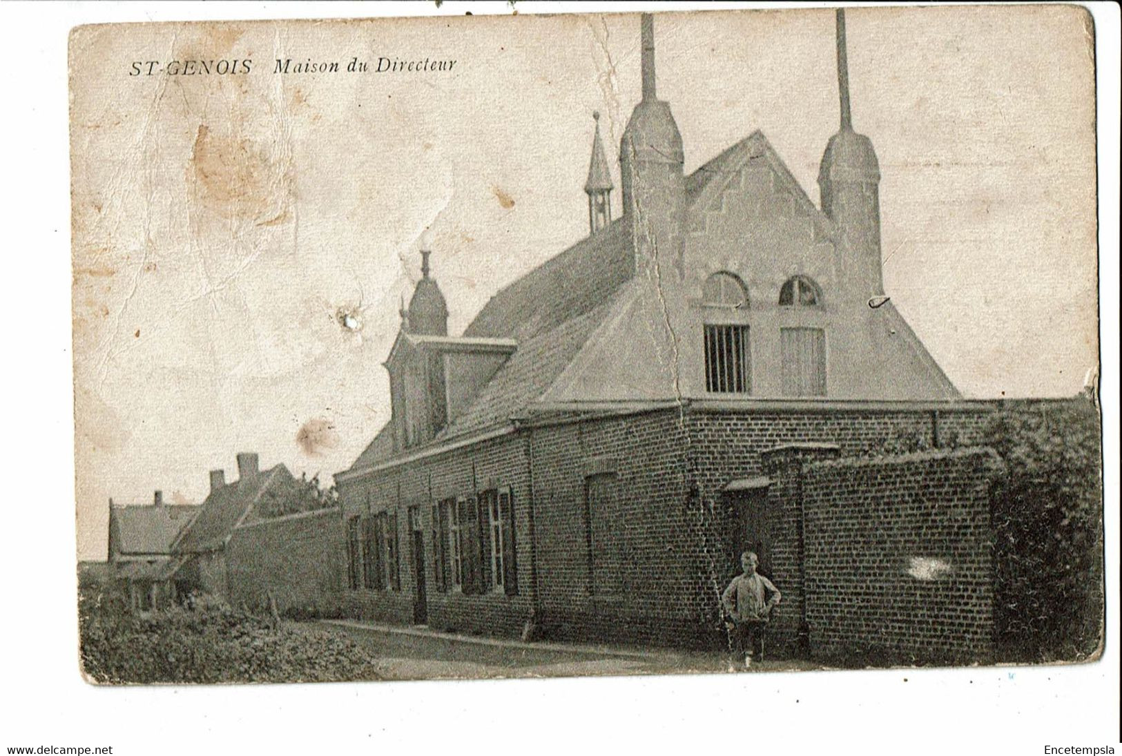 CPA-Carte Postale -Belgique Saint Genois Sint-Denijs_Maison Du Directeur 1912-VM29125ha - Zwevegem