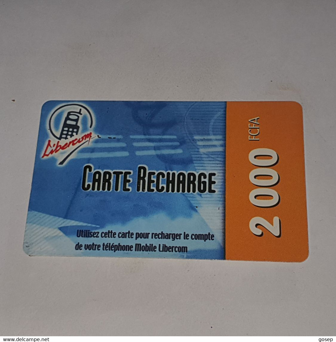 BENIN-(BJ-LIB-REF-0002B)-carte Recharge-(44)-(2000fcfa)-(021-0831-7728-772)-used Card+1card Prepiad Free - Bénin