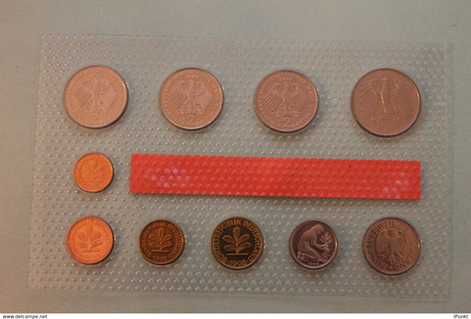 Deutschland, Kursmünzensatz Stempelglanz (stg), 1998 A - Mint Sets & Proof Sets