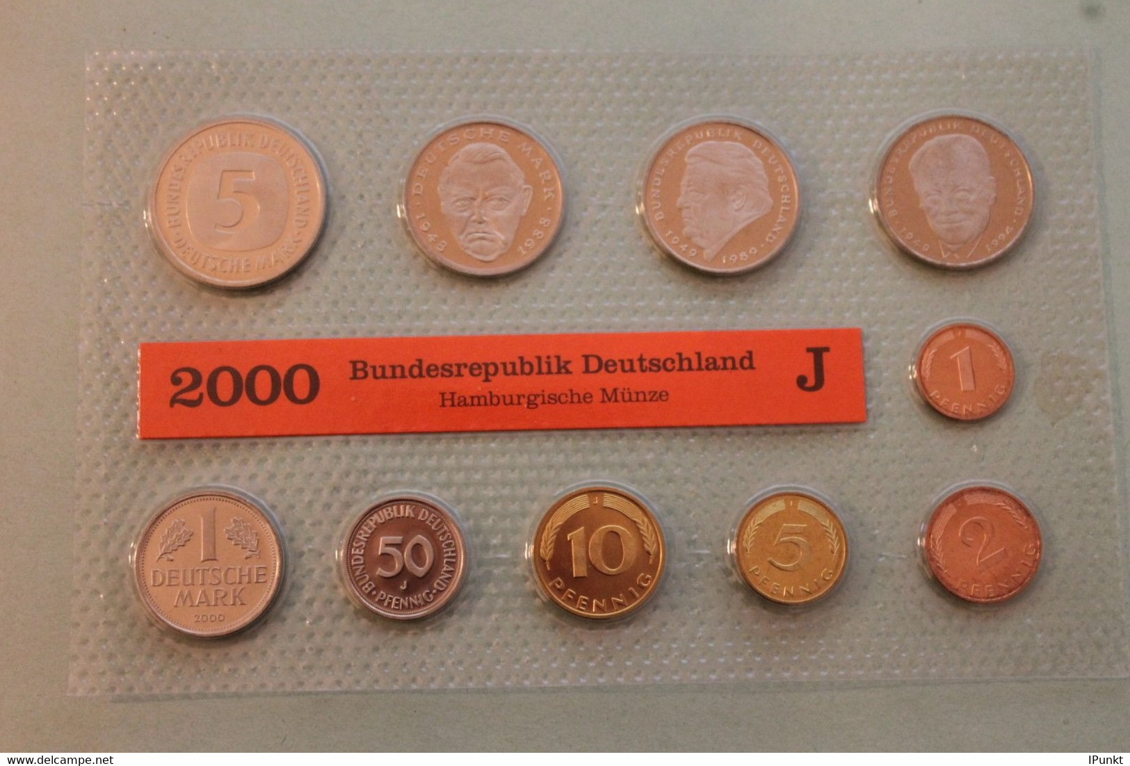 Deutschland, Kursmünzensatz Stempelglanz (stg), 2000 J - Mint Sets & Proof Sets