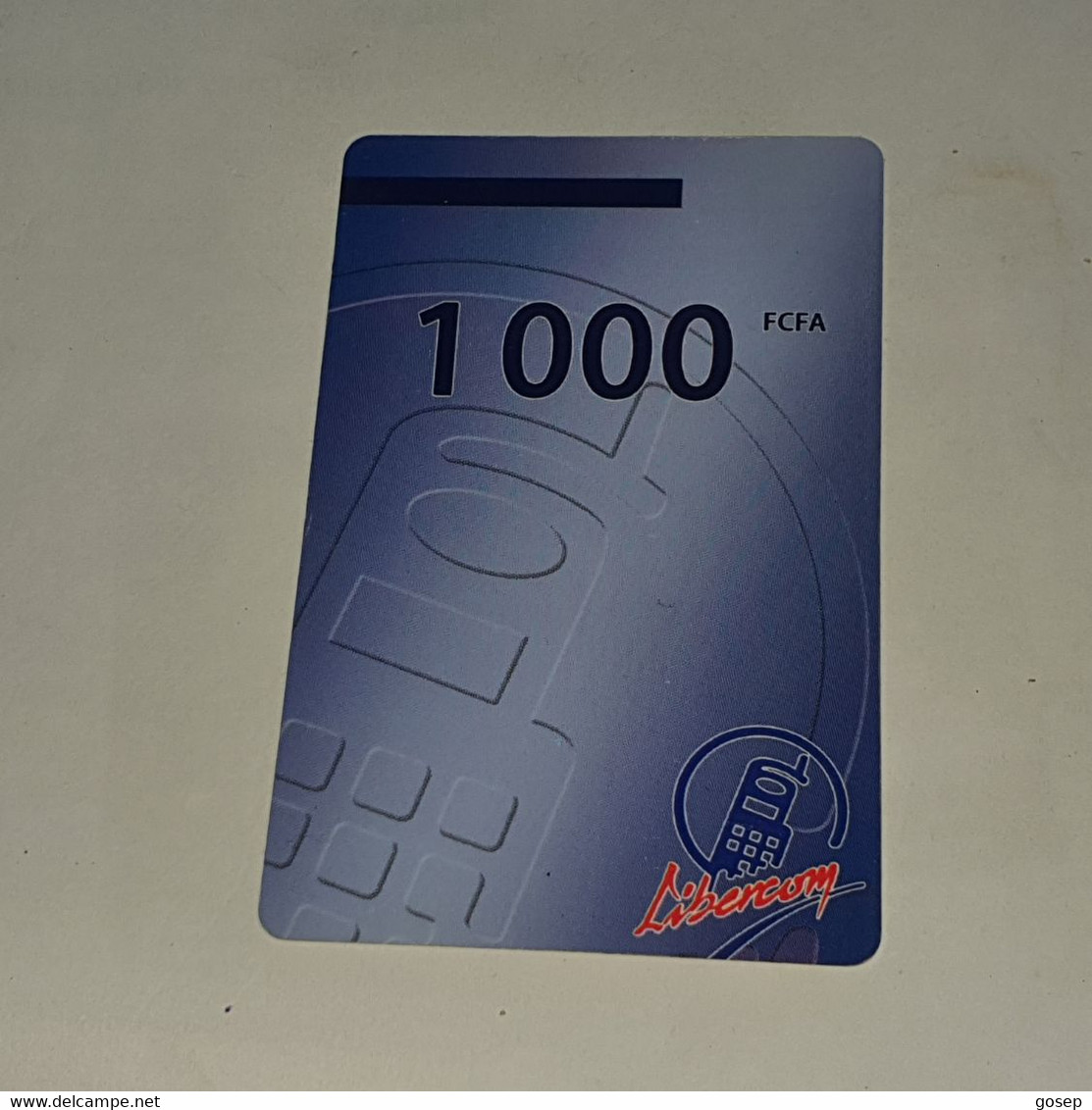 BENIN-(BJ-LIB-REF-0004A/1)-yellow Phone-(46)-(1.000fcfa)-(101-3773-8820-414)-used Card+1card Prepiad Free - Bénin