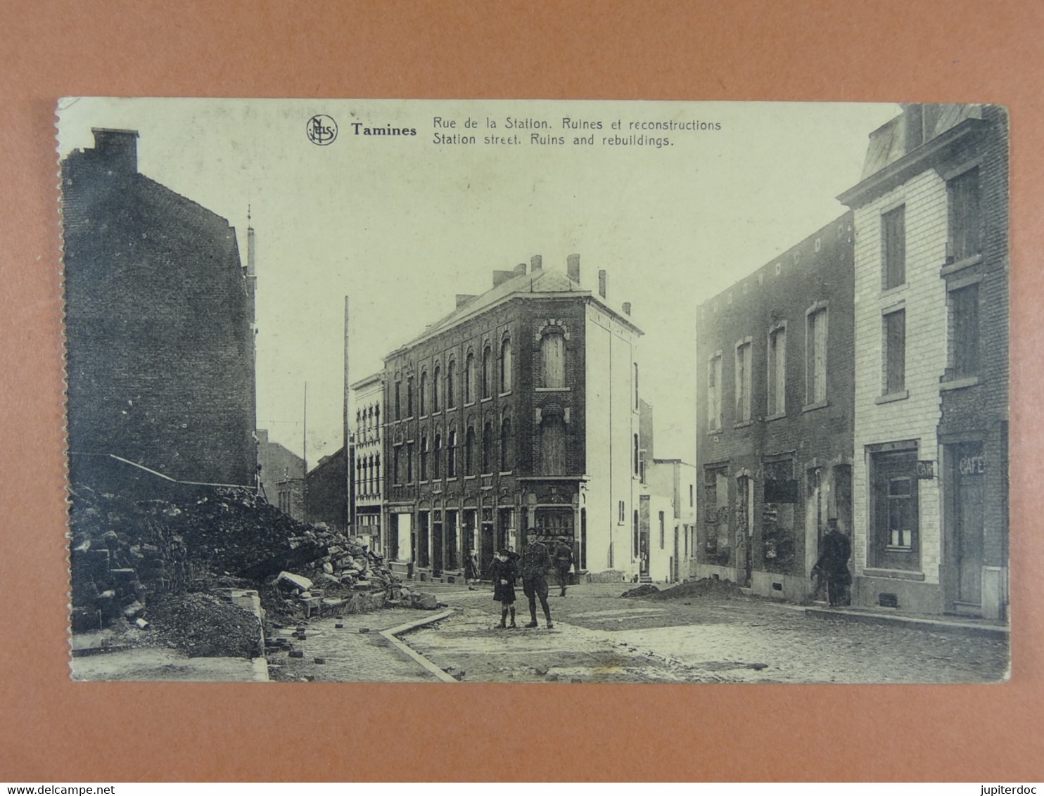 Tamines Rue De La Station Ruines Et Reconstructions - Sambreville