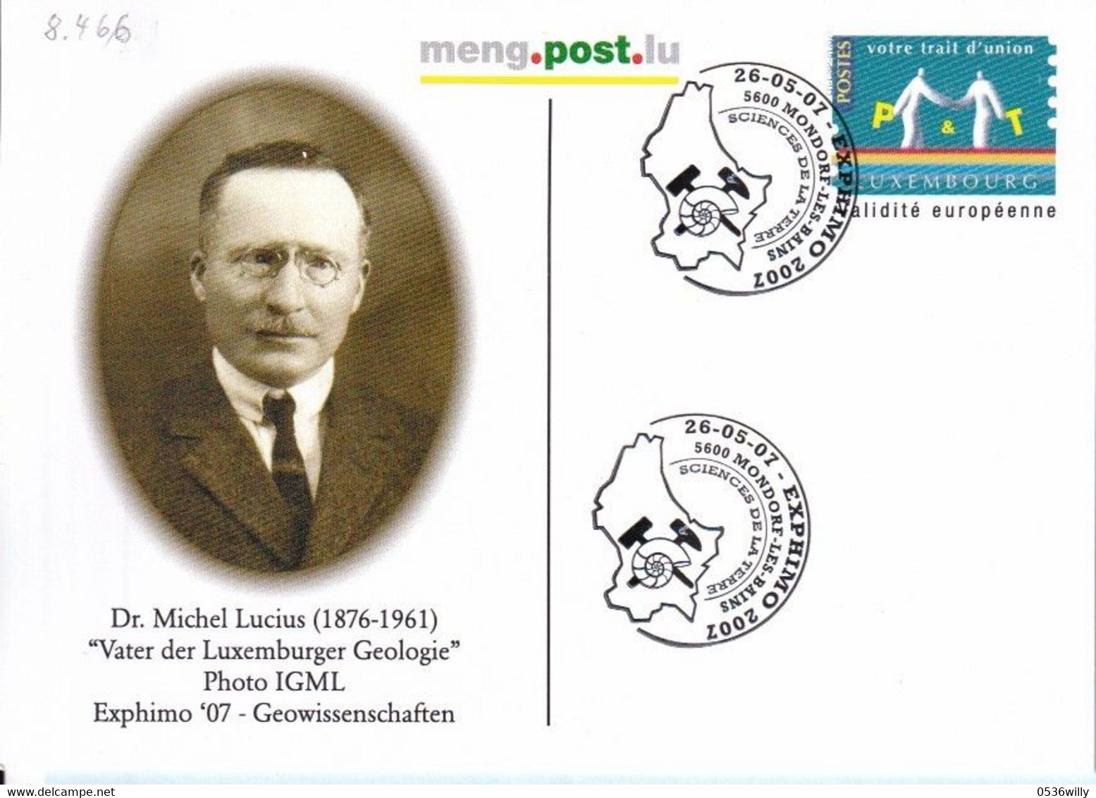 Mondorf-les-Bains EXPHIMO (8.466) - Storia Postale