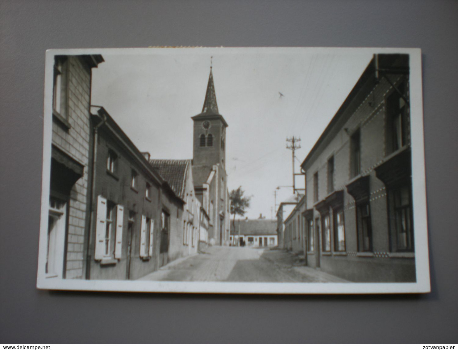 BALEGEM - KERK EN DORPSPLAATS - FOTOKAART UITG. DE BACKER - Oosterzele