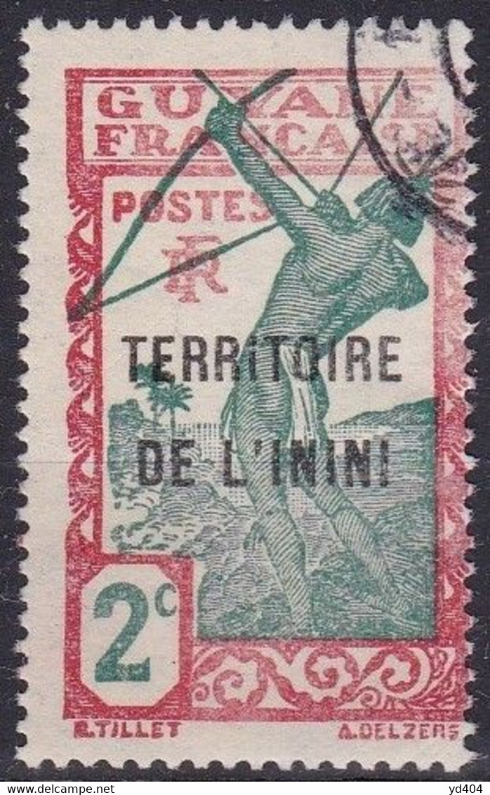 CF-II-01 – FRENCH COLONIES – ININI – 1932 – SG # 2 USED 7,25 € - Oblitérés