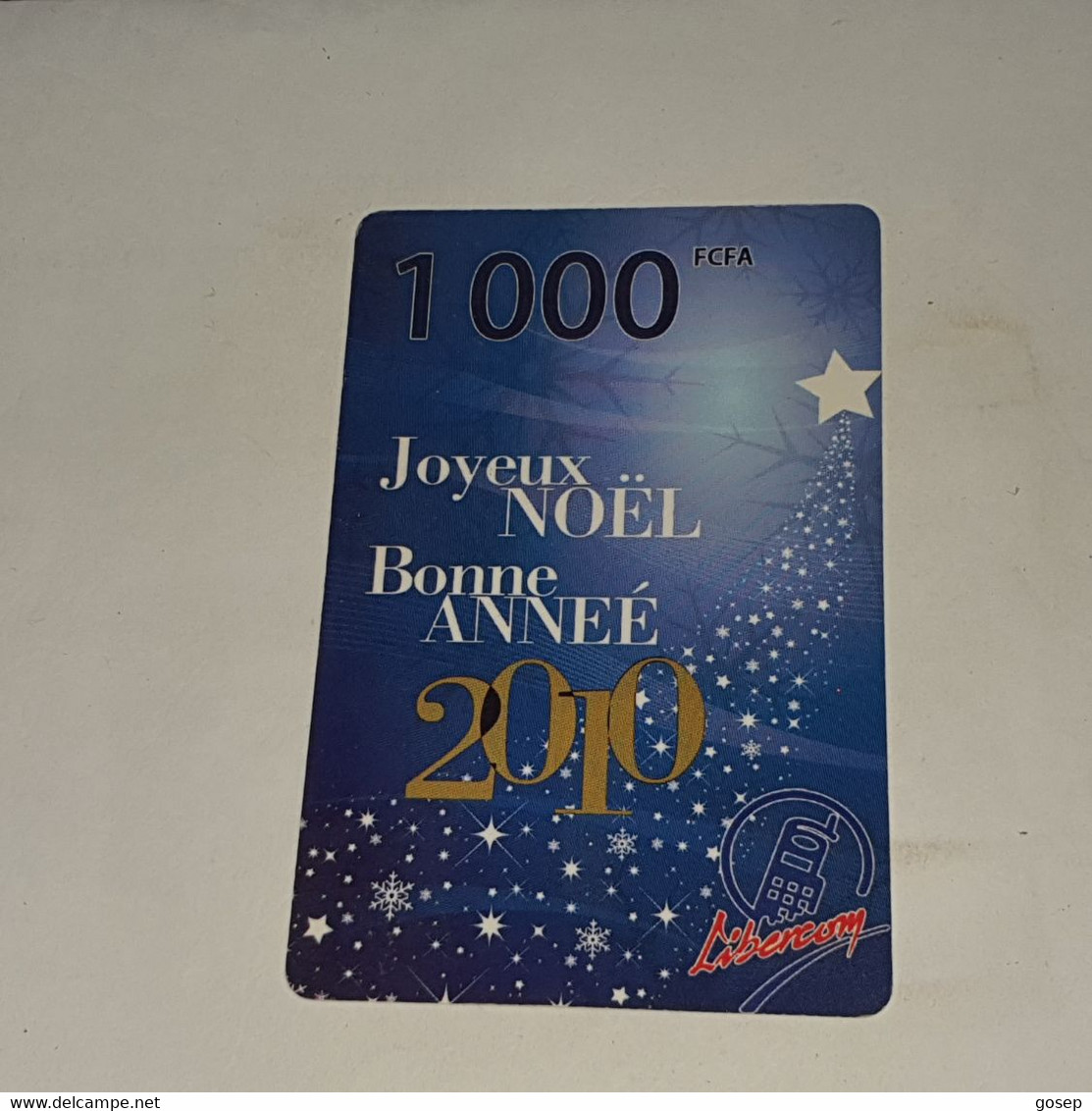 BENIN-(BJ-LIB-REF-0009/1)-joyeux Noel-(57)-(1.000fcfa)-(cod Inclosed)-mint Card+1card Prepiad Free - Bénin