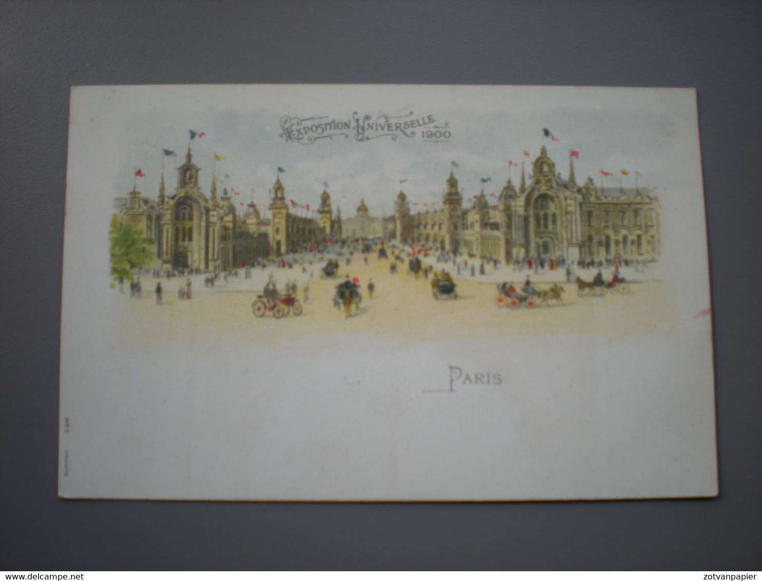 PARIS - EXPOSITION UNIVERSELLE 1900 -  ENTREE - LITHO N° 7 - Expositions