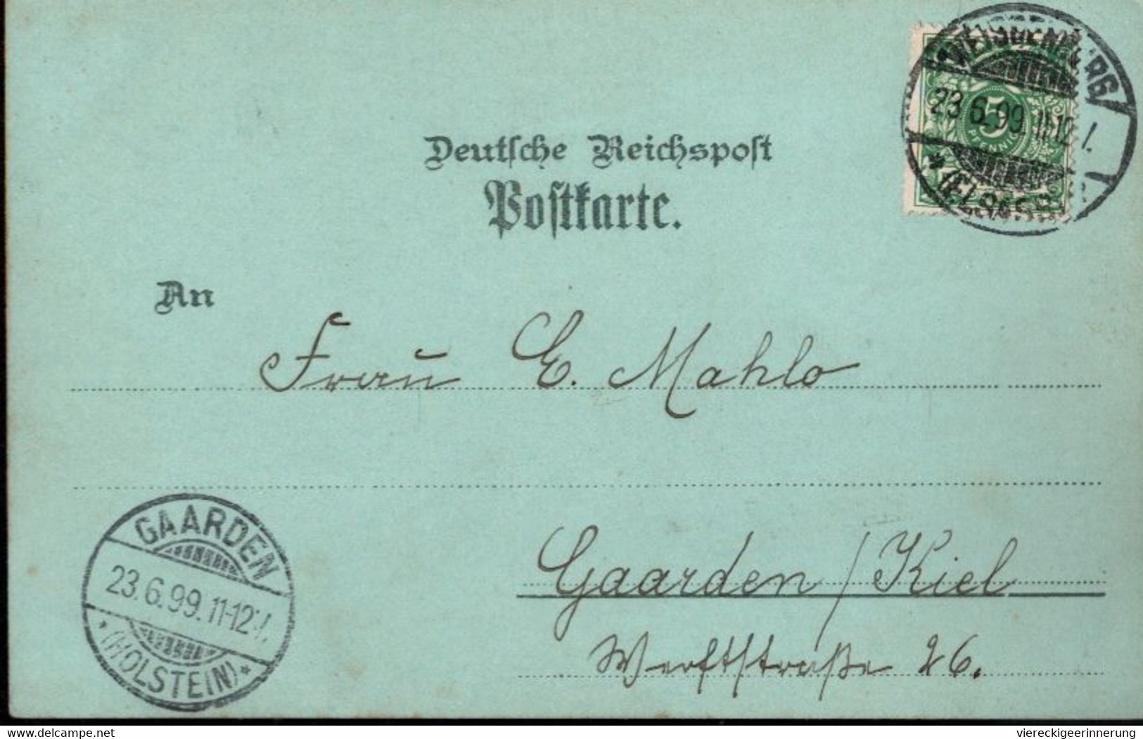 ! 1899 Schöne Alte Ansichtskarte Gruss Aus Weissenburg Im Elsaß, Alsace Wissembourg - Wissembourg