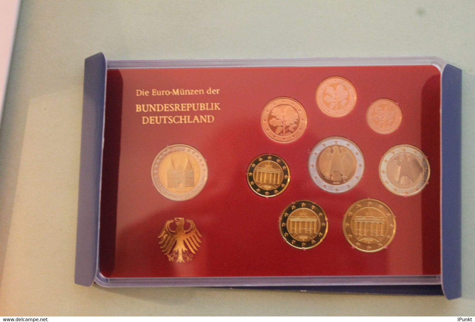 Deutschland, Kursmünzensatz; Euro-Umlaufmünzenserie 2006 G, Spiegelglanz (PP) - Mint Sets & Proof Sets