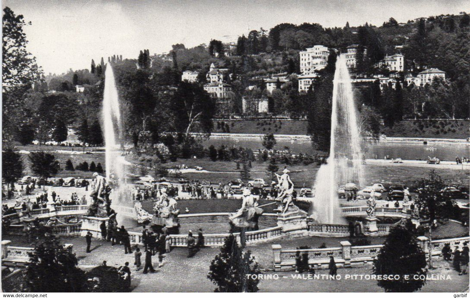 Torino - Valentino Pittoresco E Collina - Fp Vg - Piega - Parcs & Jardins