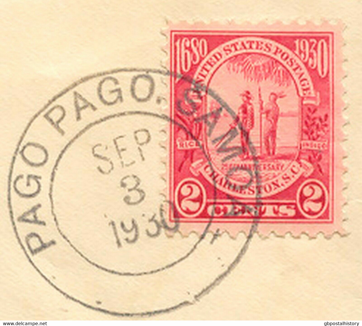 SAMOA 1930, "PAGO PAGO - SAMOA", CDS - US Navy Base, Very Rare Superb Cover - Samoa Américaine