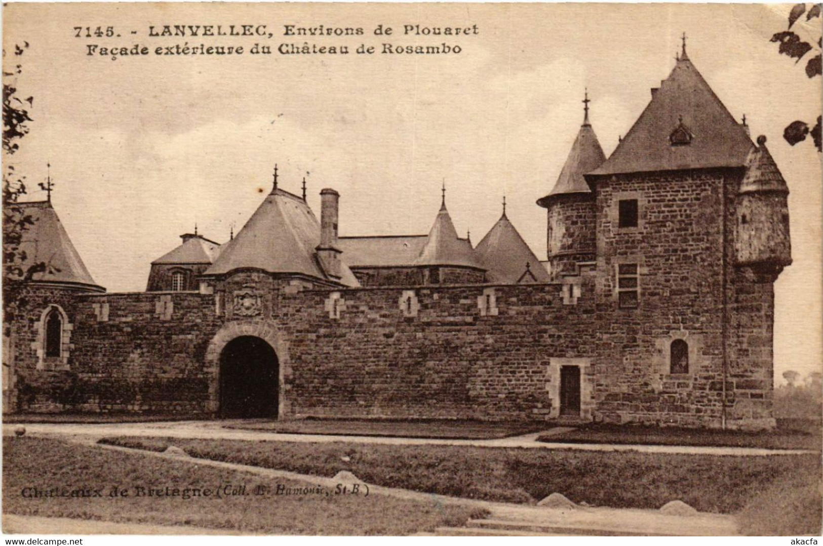CPA AK LANVELLEC - Env. De Plouaret - Chateau De Rosambo (630481) - Lanvellec
