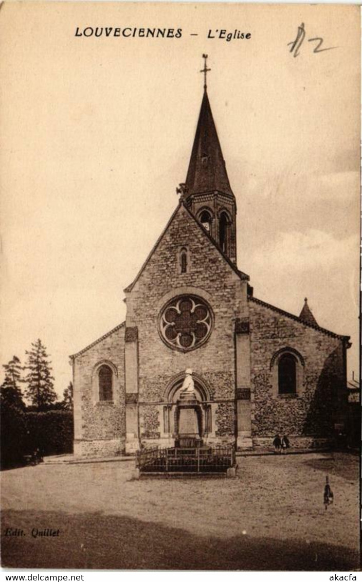 CPA AK LOUVECIENNES Église (617770) - Louveciennes