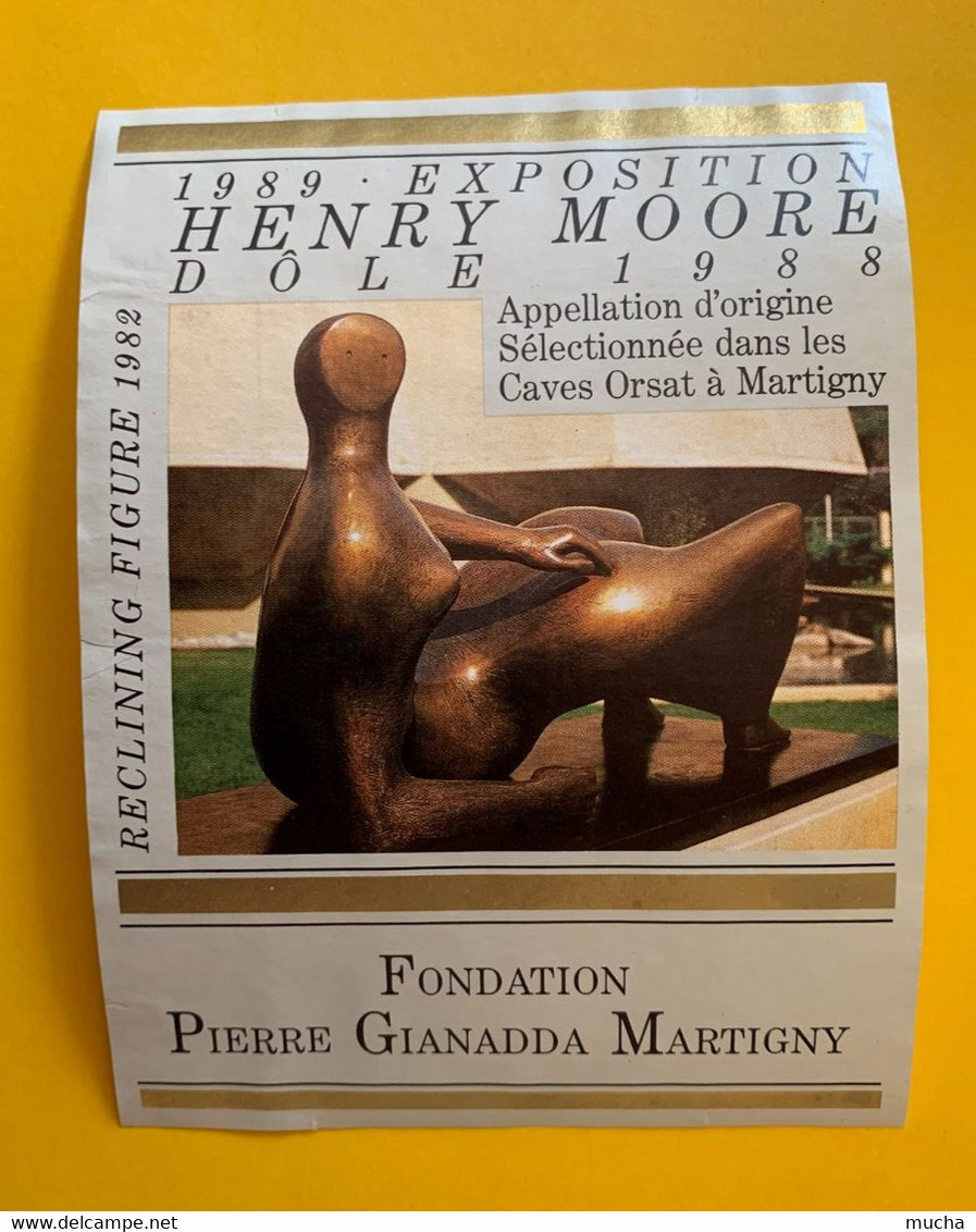18894 - Exposition Henri Moore Dôle 1988 Fondation Pierre Gianadda Martogny - Arte