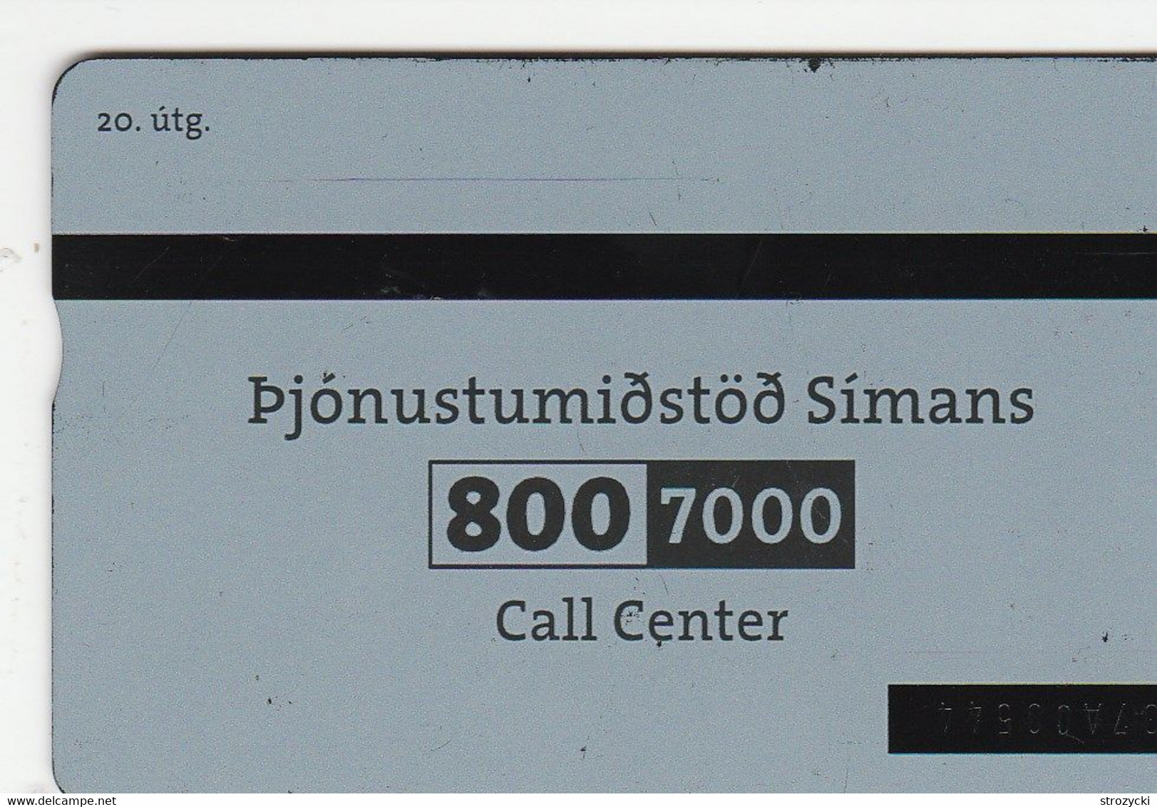 Iceland - Siminn Call Center  - ICE-D-20 - Islanda