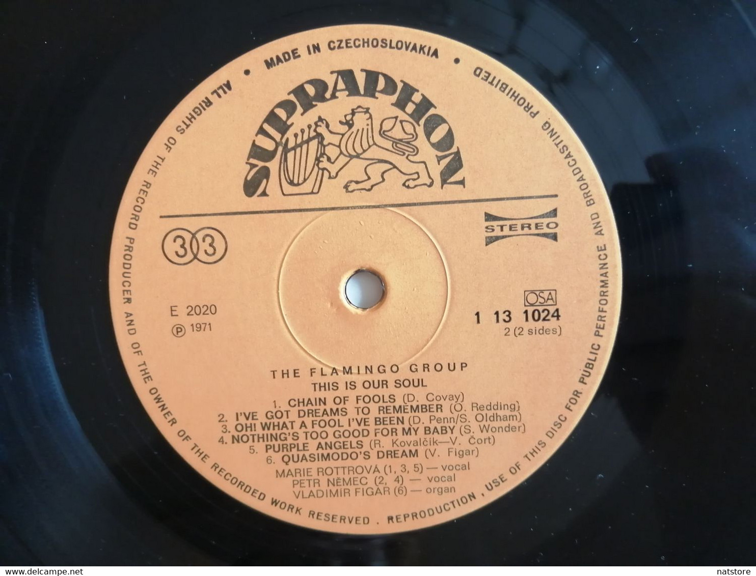 1970..CZECHOSLOVAKIA..VINYL RECORDS..THE FLAMINGO GROUP..THIS IS OUR SOUL - Soul - R&B