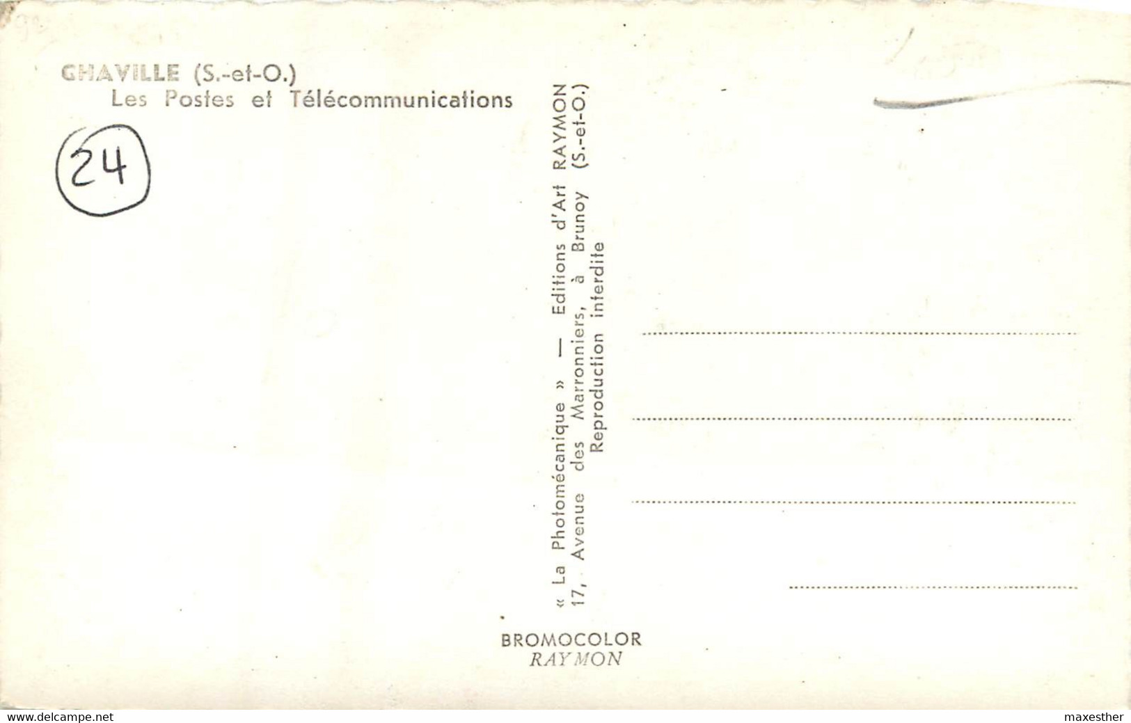 CHAVILLE Les Postes Et Télécommunications - SM - Chaville