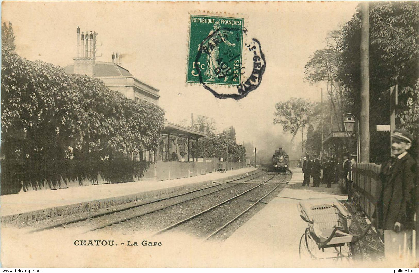 YVELINES   CHATOU  La Gare - Chatou