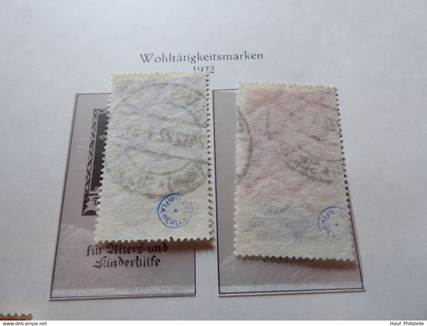 Deutsches Reich Sammlung ab 1875 - 1932 gestempelt auf KA-BE Vordrucke (A25-3117)