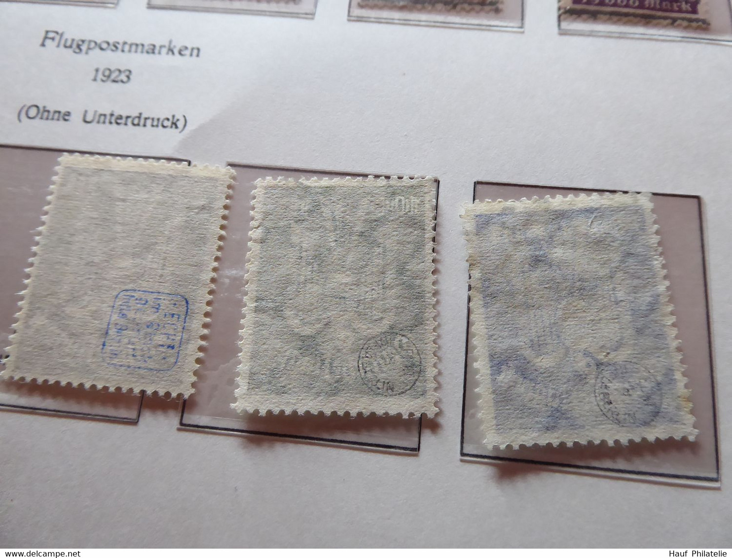 Deutsches Reich Sammlung ab 1875 - 1932 gestempelt auf KA-BE Vordrucke (A25-3117)