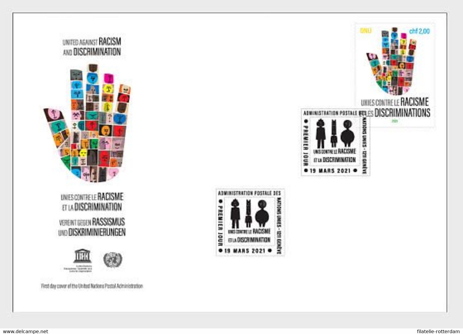VN / UN (Geneva) - Postfris / MNH - FDC Tegen Racisme En Discriminatie 2021 - Nuovi