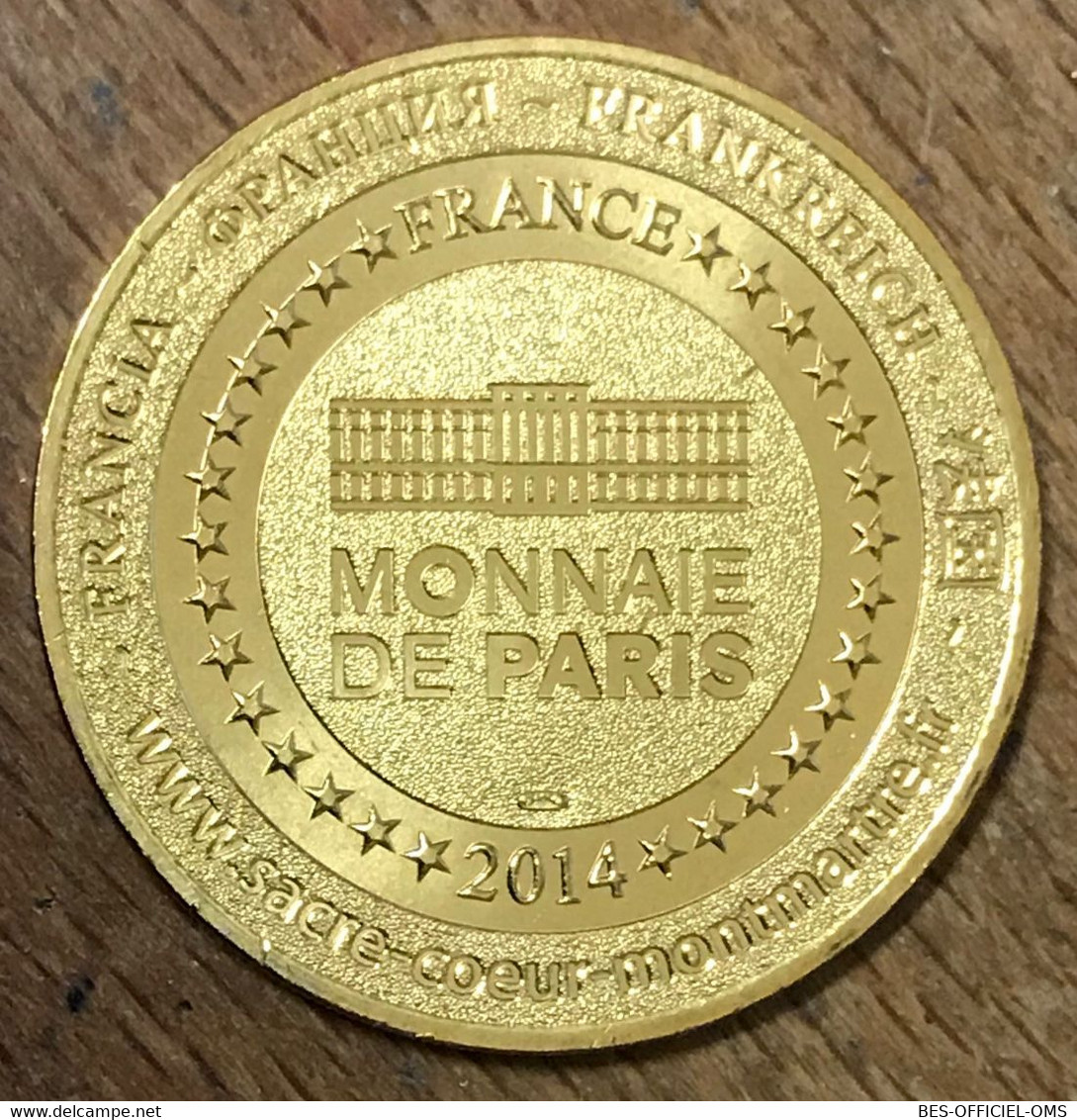 75018 BASILIQUE DU SACRÉ-COEUR MDP 2014 MÉDAILLE MONNAIE DE PARIS JETON TOURISTIQUE MEDALS COINS TOKENS - 2014