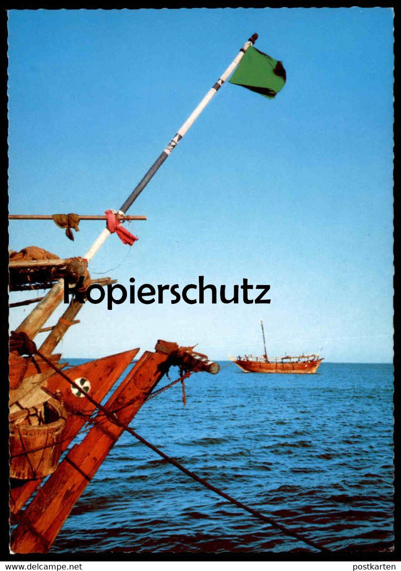 ÄLTERE POSTKARTE JEDDAH VOILIERS SAILERS SCHIFFE LA MER Schiff Ship Saudi Arabia Positionsflagge Postcard Ansichtskarte - Saudi-Arabien