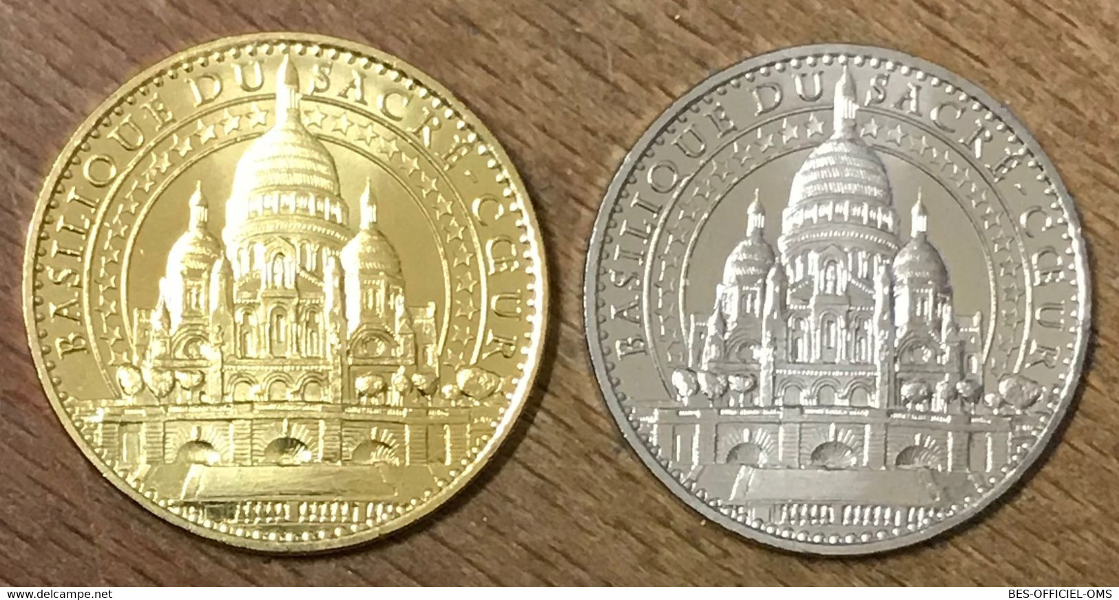 75018 BASILIQUE DU SACRÉ-COEUR MDP 2014 LA PAIRE MÉDAILLE MONNAIE DE PARIS JETON TOURISTIQUE MEDALS COINS TOKENS - 2014