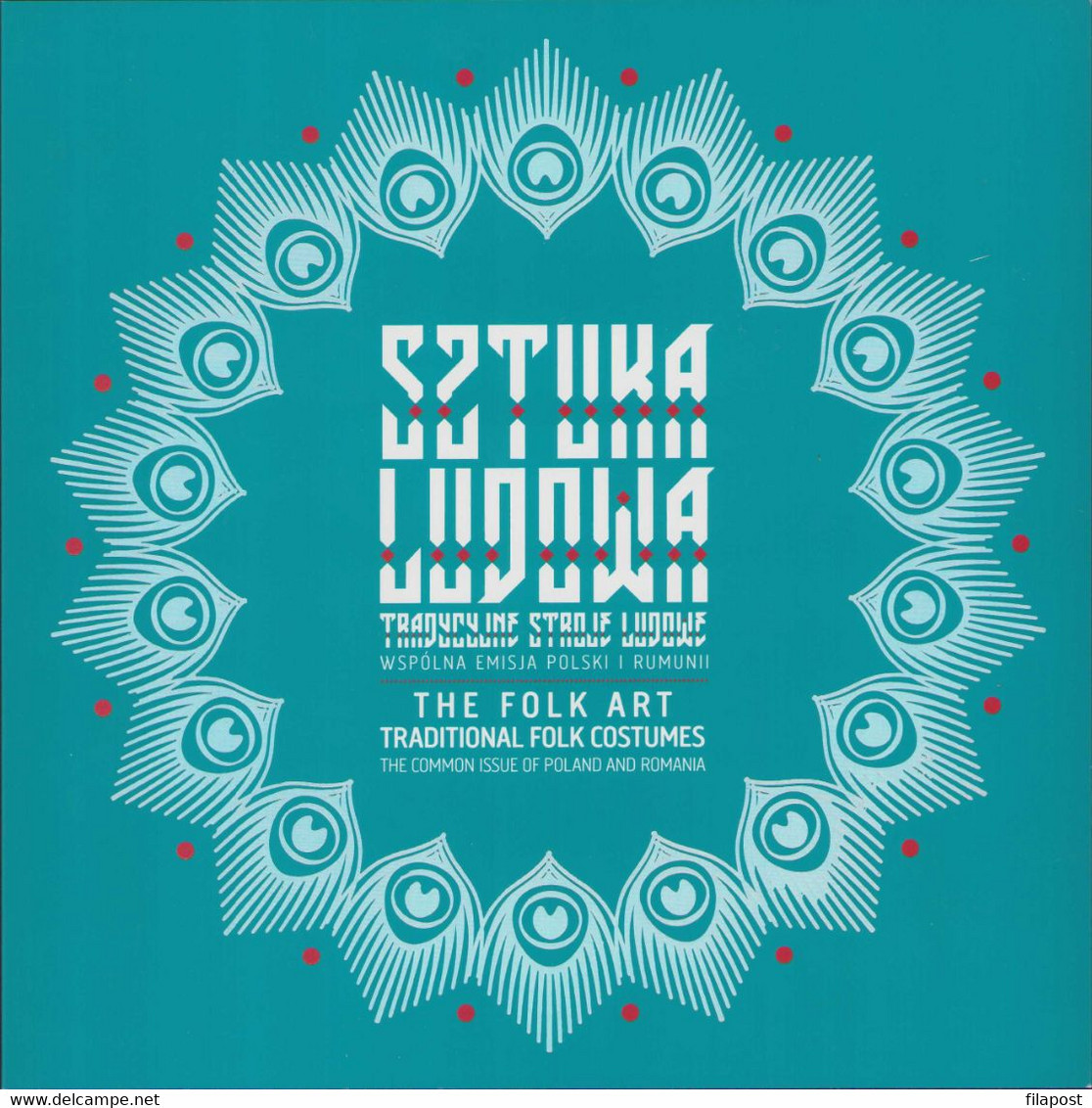 Poland 2013 Booklet / Common Issue With Romania / Traditional Folk Costumes / The Folk Art / FDC + Block MNH** / FV - Cuadernillos