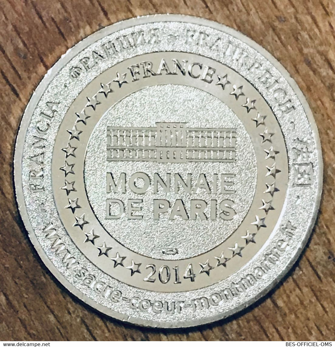 75018 SACRÉ-COEUR DE MONTMARTRE PARIS MDP 2014 CN MÉDAILLE MONNAIE DE PARIS JETON TOURISTIQUE MEDALS COINS TOKENS - 2014