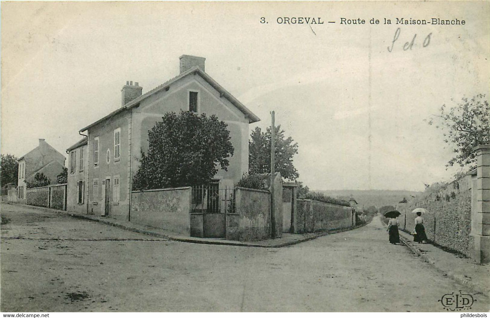 YVELINES  ORGEVAL  Route De La Maison Blanche - Orgeval