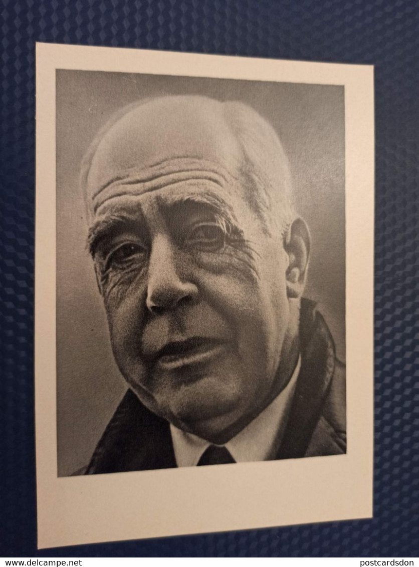 Scientist Niels Henrik David Bohr,  Danish Physicist - Old USSR Postcard 1972 - Nobel Prize - Premi Nobel