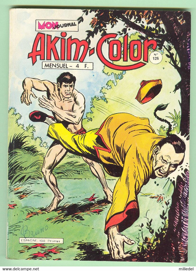 BD - AKIM - Color - Numéro 126 - Mon Journal - 1978 - Akim