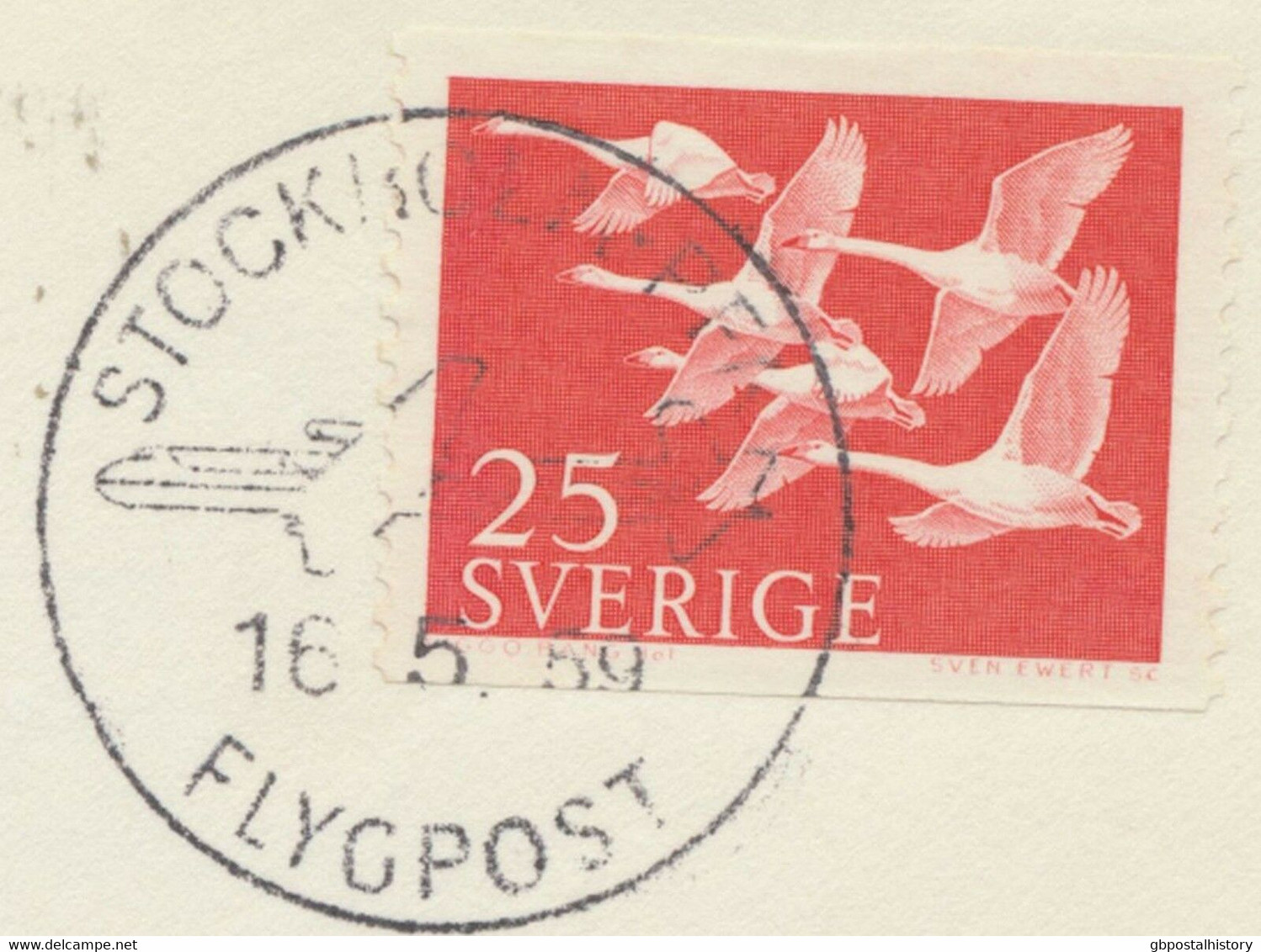 SWEDEN 1959, First Flight SAS First Caravelle Jet Flight "STOCKHOLM - MUNICH" - Cartas & Documentos