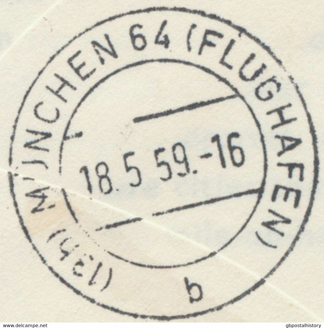 SWEDEN 1959, First Flight SAS First Caravelle Jet Flight "STOCKHOLM - MUNICH" - Lettres & Documents