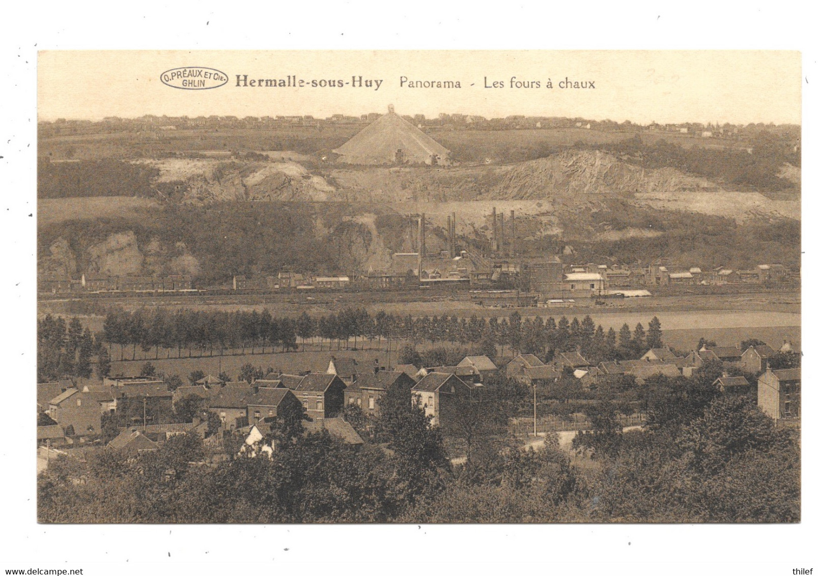 Hermalle-sous-Huy NA3: Panorama. Les Fours à Chaux - Engis