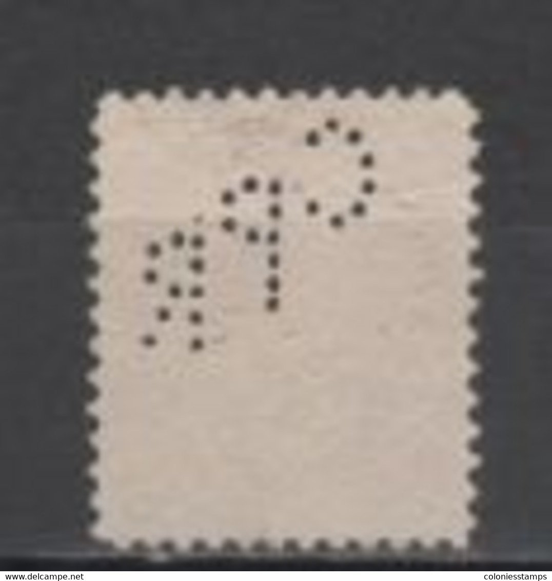 (SA1120) CANADA, 1922 (King George V, 5 C., Violet). Mi # 109. Perfin - Perfins