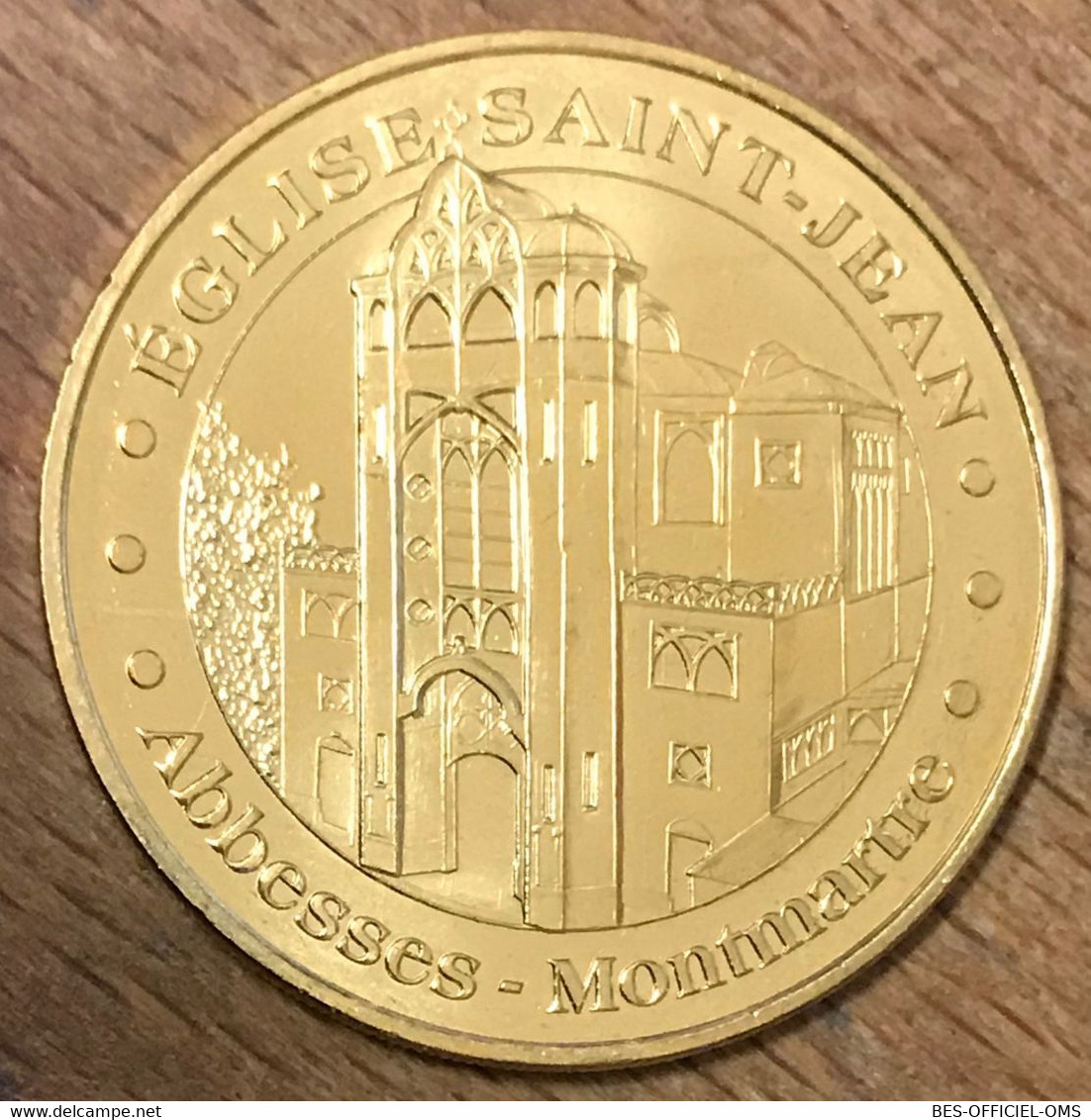 75018 PARIS ÉGLISE SAINT-JEAN ABBESSES MONTMARTRE MDP 2019 MÉDAILLE MONNAIE DE PARIS JETON MEDALS COINS TOKENS - 2019