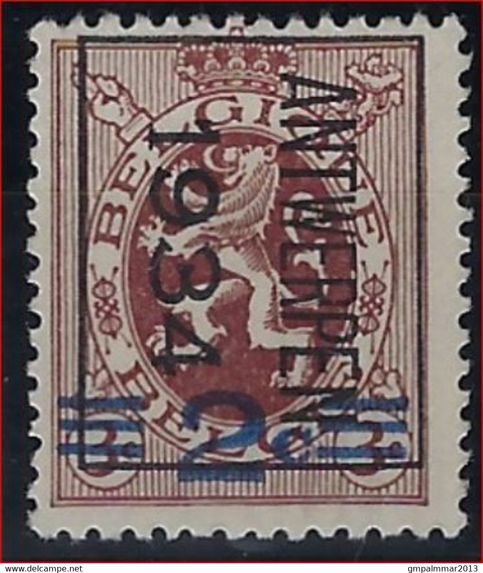 HERALDIEKE LEEUW Nr. 315 België Typografische Voorafstempeling Nr. 271 B  ANTWERPEN 1934  ! - Typos 1929-37 (Heraldischer Löwe)