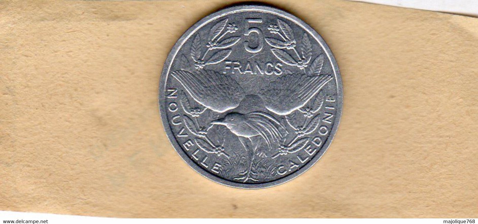 Monnaies De La Nouvelle-Calédonie 5 Francs 1994 Aluminium En SPL+ - New Caledonia