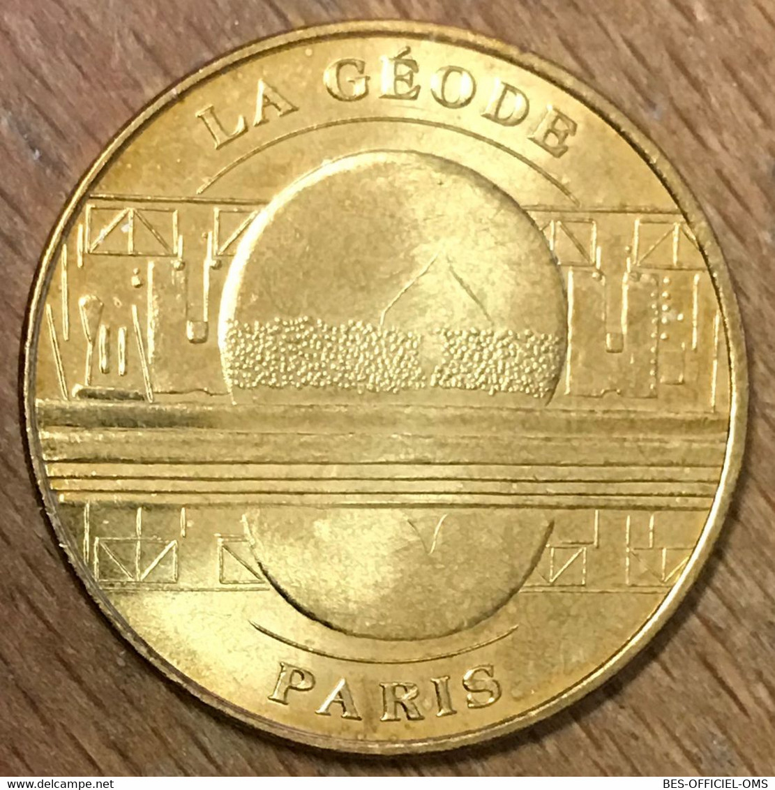 75019 PARIS LA GÉODE ET SON REFLET MDP 2011 MÉDAILLE MONNAIE DE PARIS JETON TOURISTIQUE MEDALS COINS TOKENS - 2011