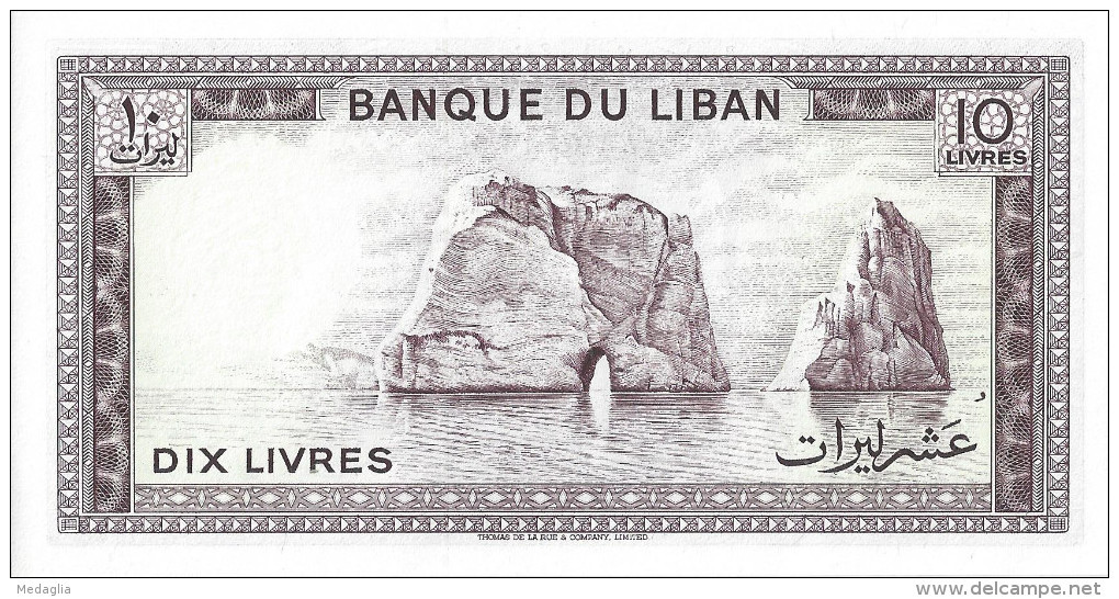 LIBAN - 10 Livres 1964-1986 UNC - Lebanon