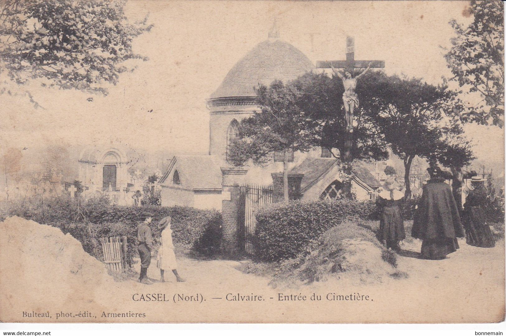 59 Cassel Calvaire Entrée Du Cimetière - Cassel