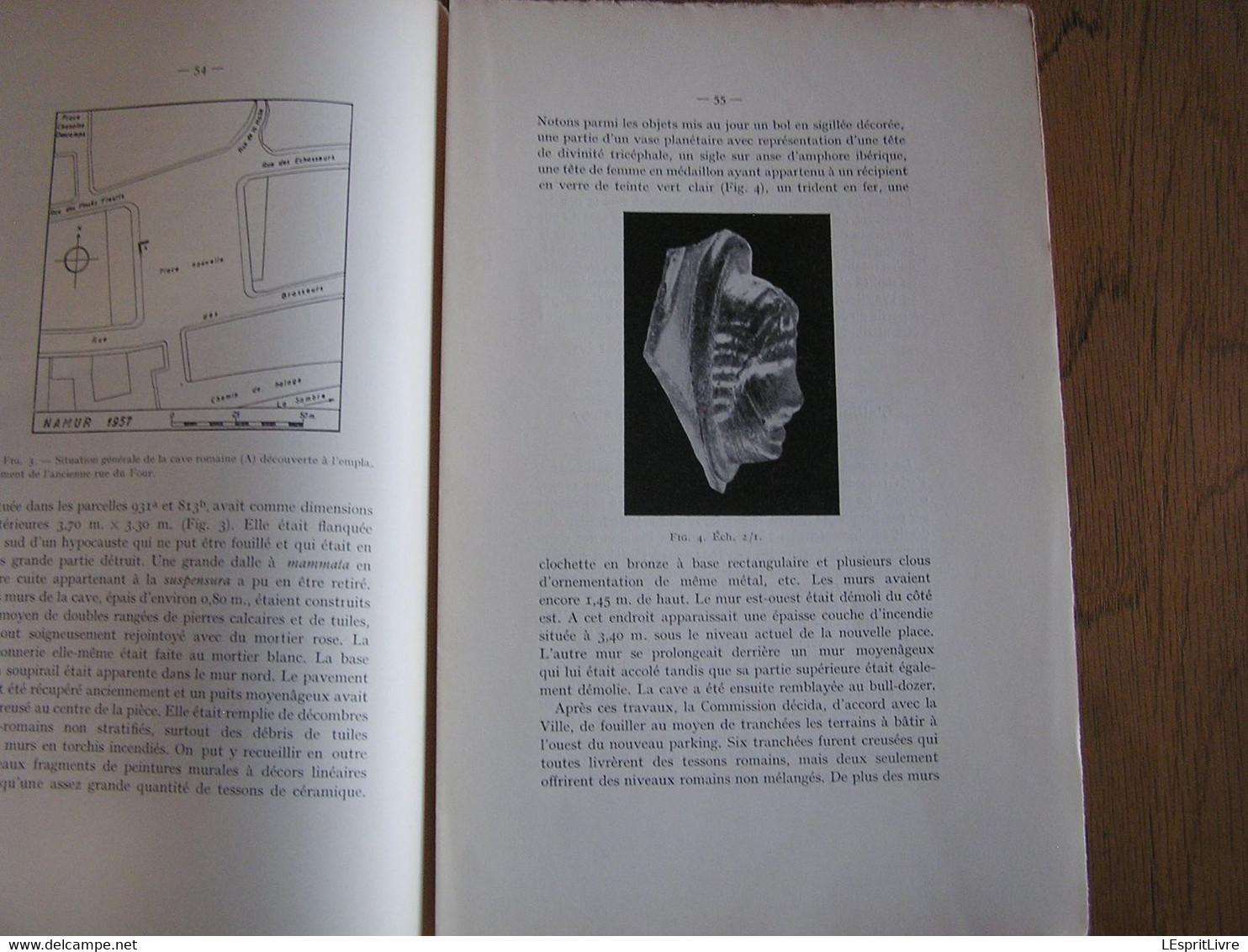NAMVRCVM Namurcum N° 4 1957 Régionalisme Namur Fouilles Taviers Archéologie Corvéables Ban De Fronville - Belgique