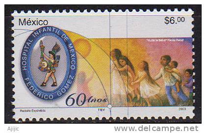 Hopital Des Enfants De Mexico.  Un T-p Neuf **  (Scott # 2311)  Annee 2003 - Mexico