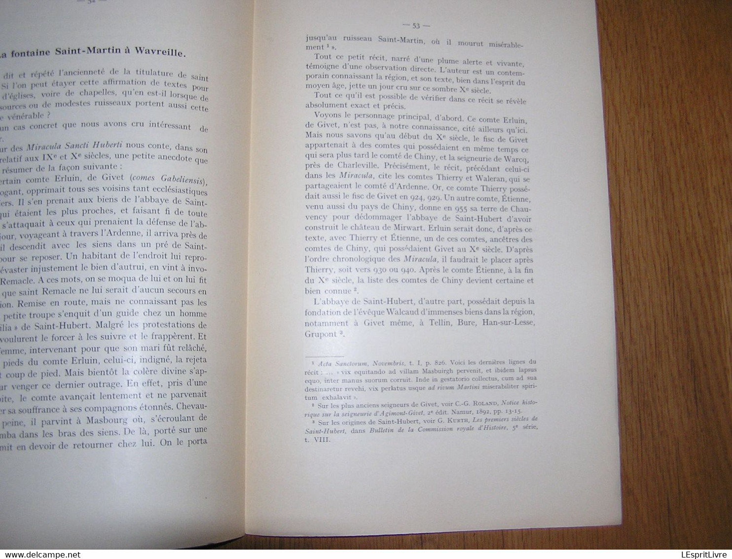 NAMVRCVM Namurcum N° 4 1958 Régionalisme Namur Enigme Croix Funénraire Emptinal Fourneau Saint Martin Wavreille - Belgique