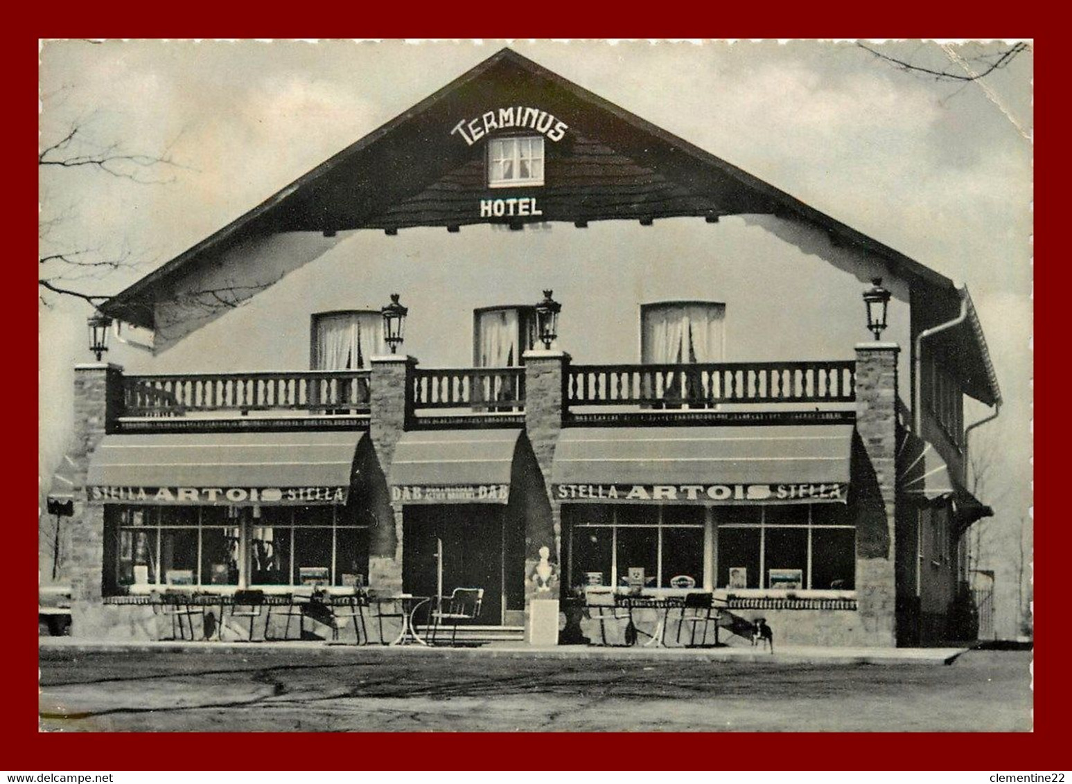 Nieuwkerken , Hotel Restaurant Le Terminus  ( Scan Recto Et Verso ) - Sint-Gillis-Waas