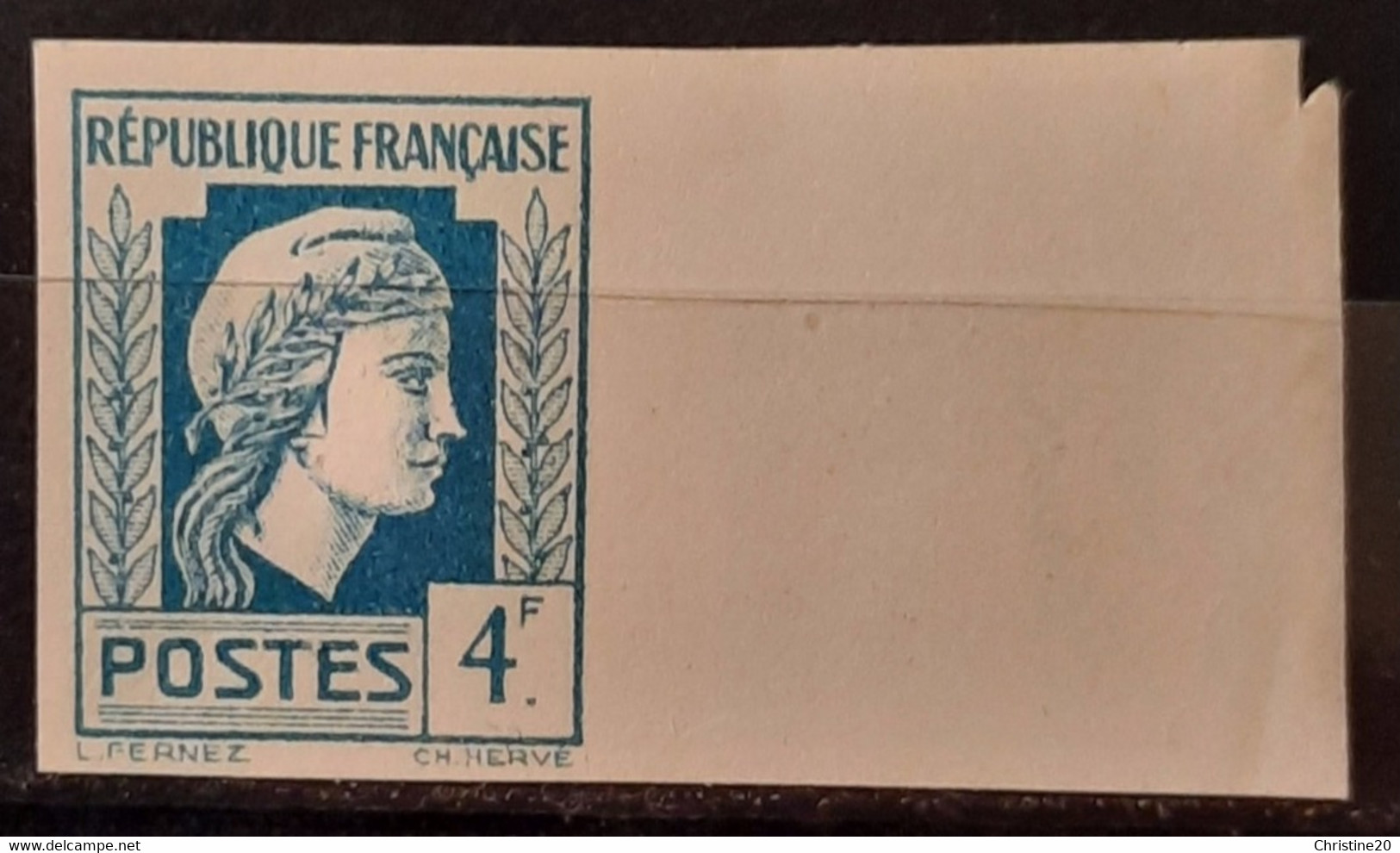 France Coq Et Marianne D'Alger 1944 N°643  BdF ** TB Cote Maury 80€ - 1944 Coq Et Maríanne D'Alger